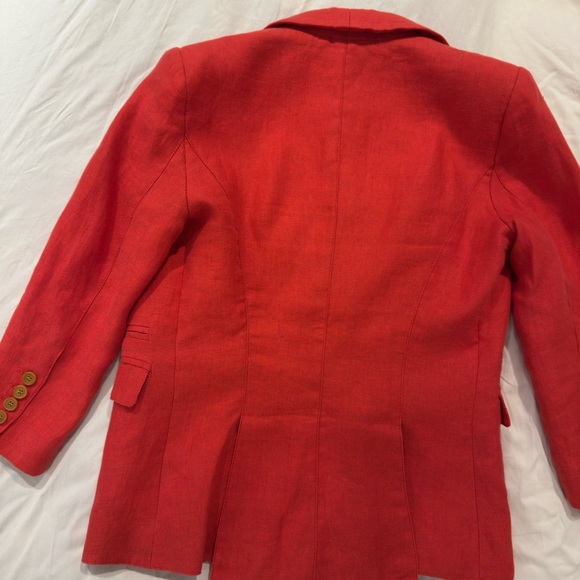 Smythe Women's Red Blazer - Picture 6 of 8